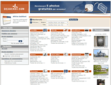 Tablet Screenshot of dejavendu.com